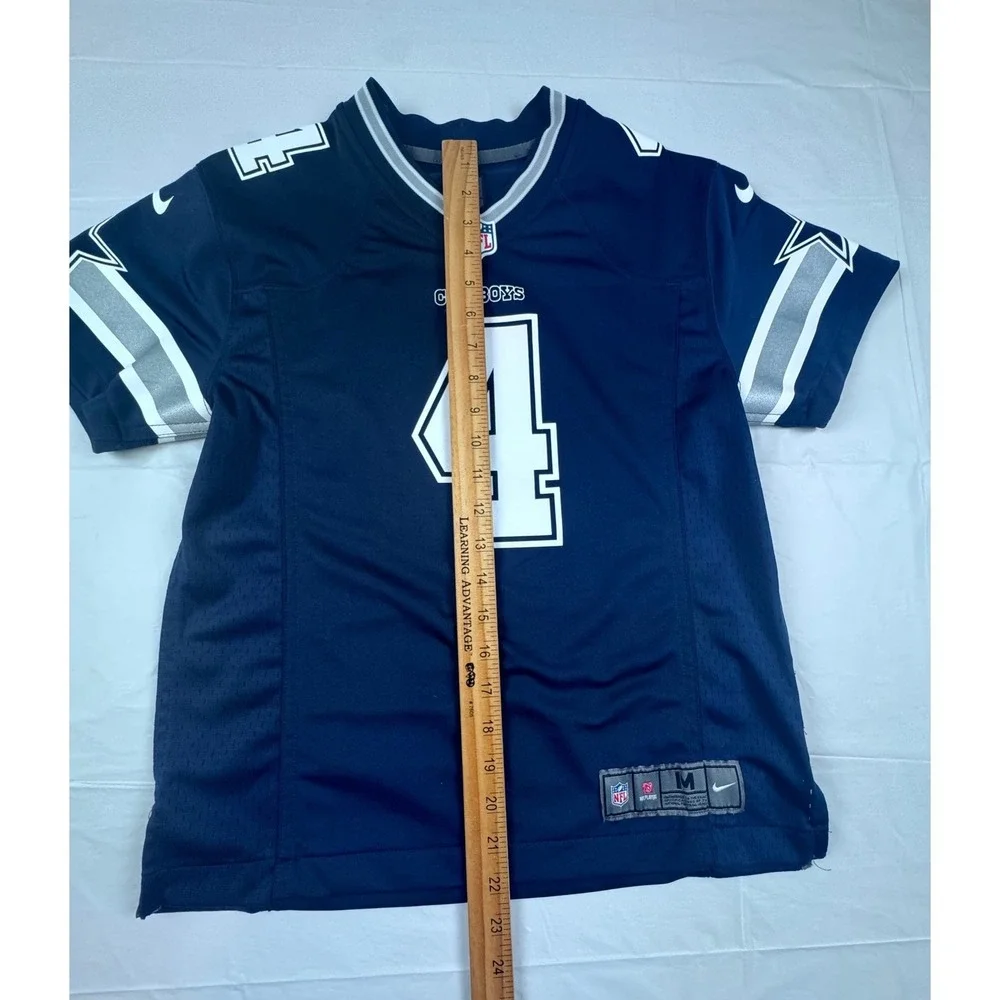 Nike‎ Dallas Cowboys Dak Prescott 4 Jersey Youth Medium Navy Blue DC7002Y